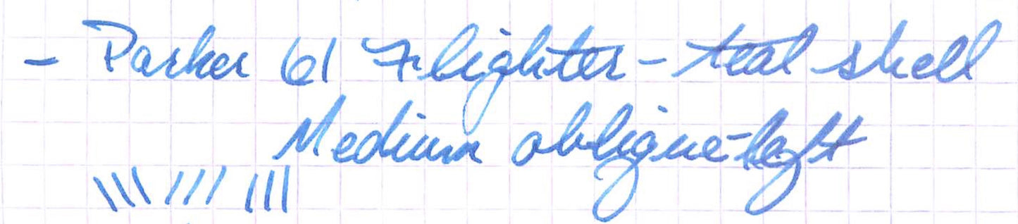 Sarcelle Parker 61 Flighter - Remplisseur capillaire - OM