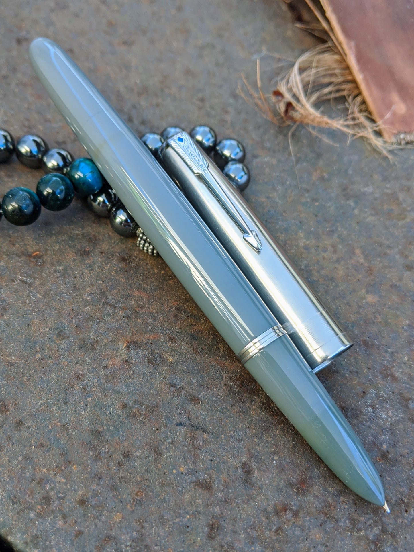 1947 (.7.) Dove Gray Parker "51" Vacumatic - fine