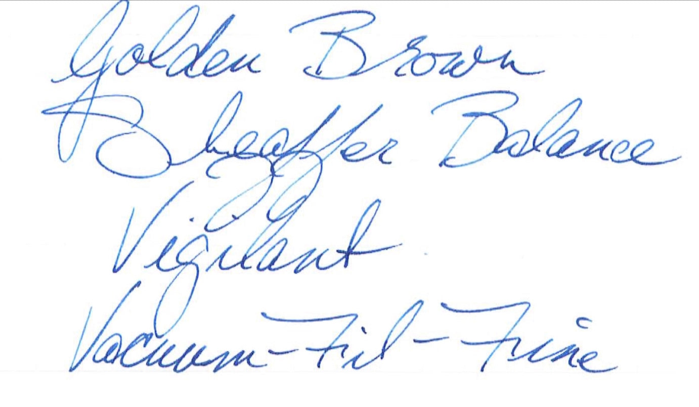 1941 Golden Brown Sheaffer Balance Vigilant - Vacuum-Fil - fine nib