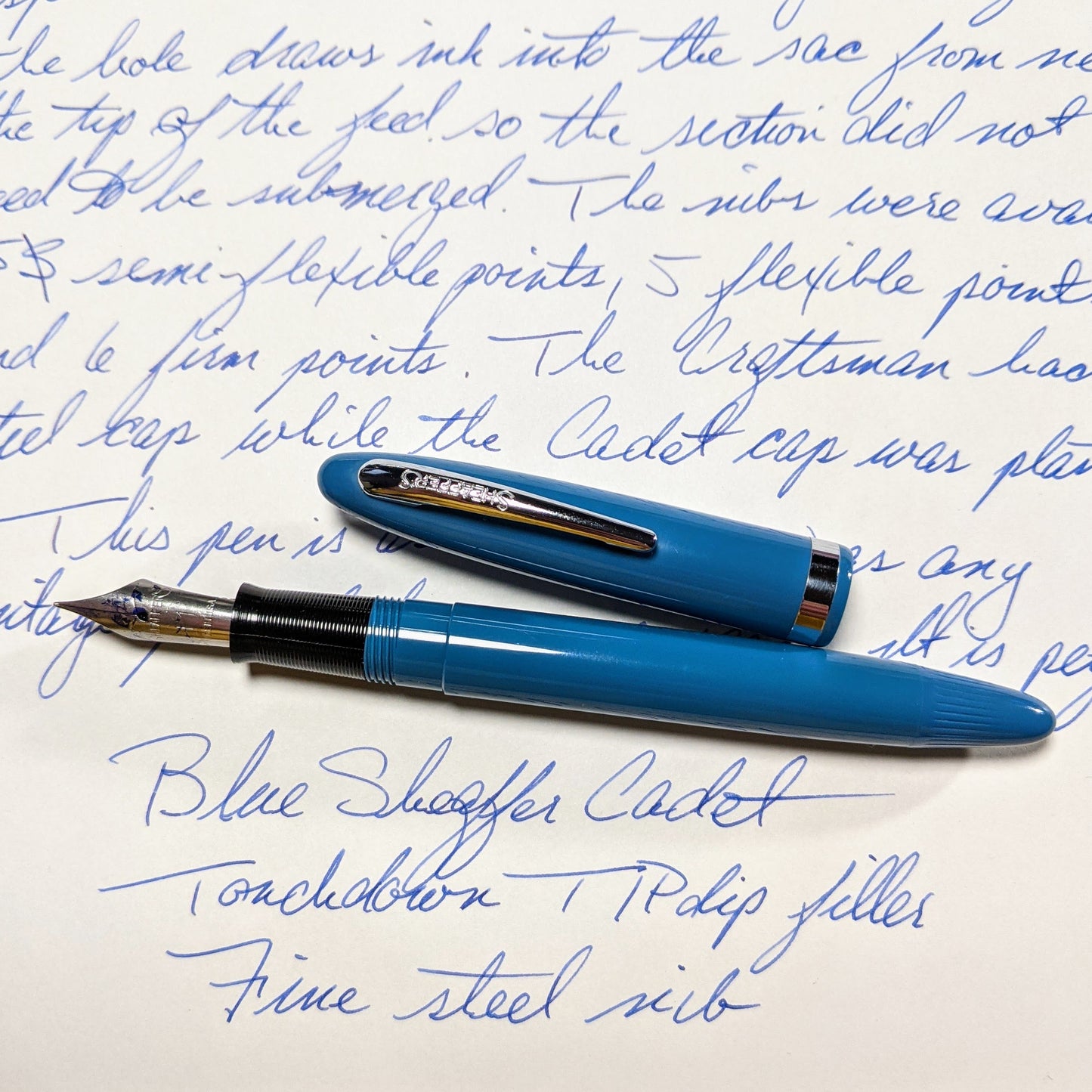Blue Sheaffer Cadet