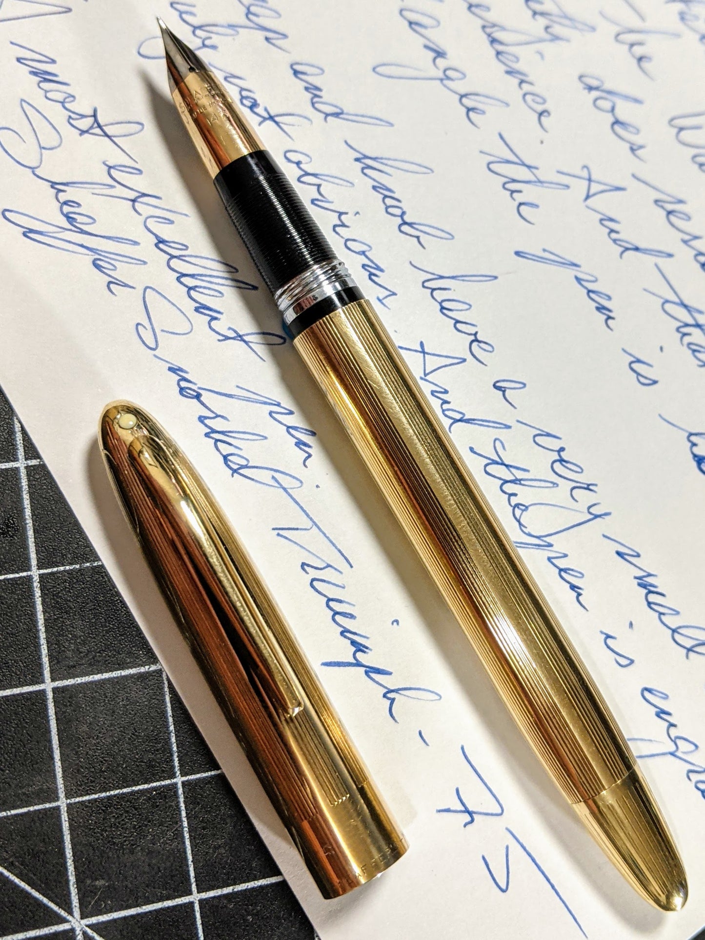 1955-1959 Sheaffer Snorkel Triumph - fine nib