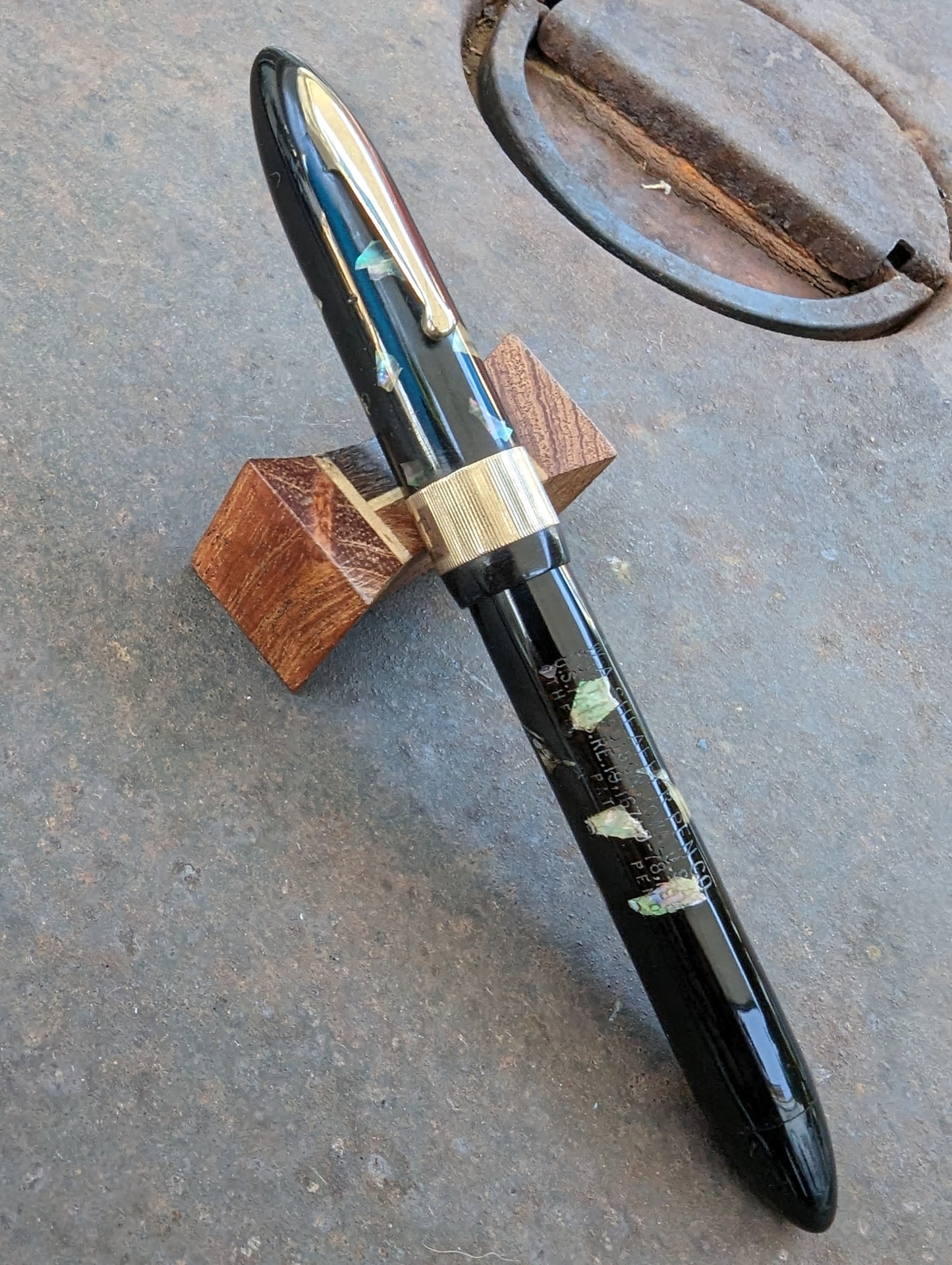 Ebonized Pearl Sheaffer Balance Milady Deluxe