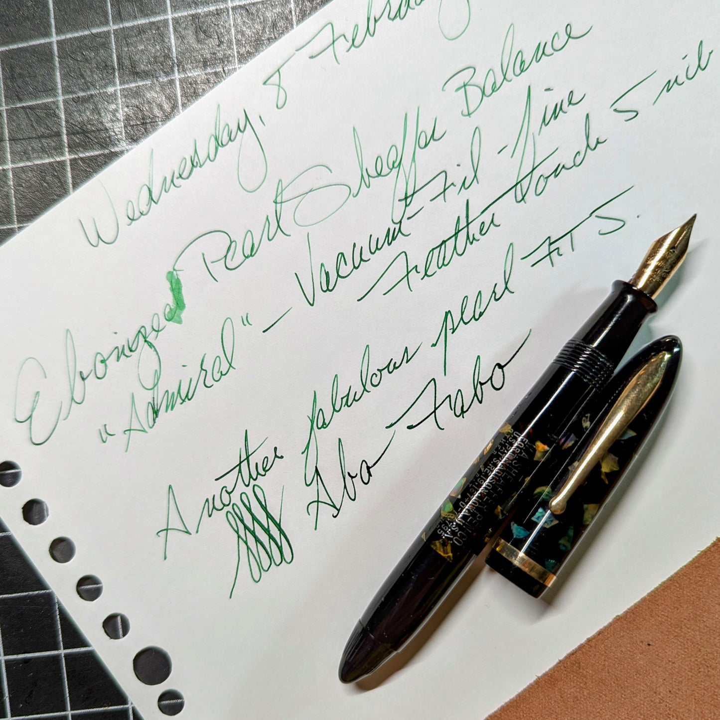 Sheaffer Balance Admiral perlado ebonizado - Llenado al vacío