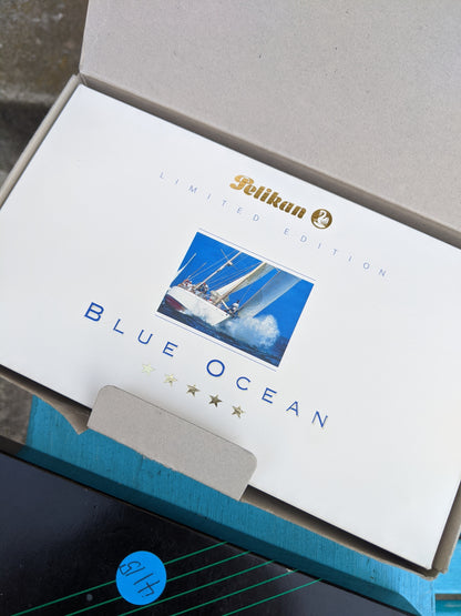 1993 Blue Ocean Pelikan M800 - Broad Oblique p/f nib