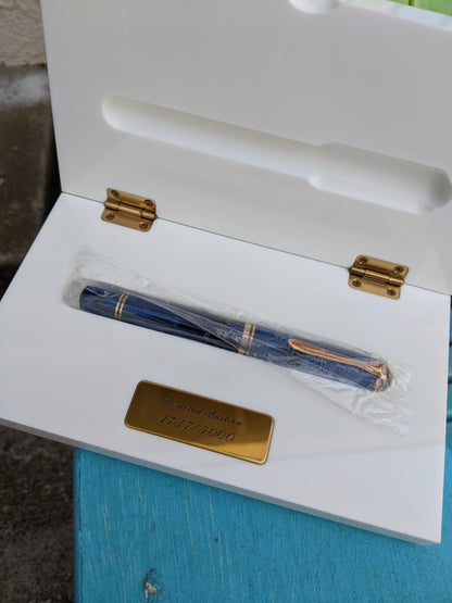 1993 Blue Ocean Pelikan M800 - Broad Oblique p/f nib
