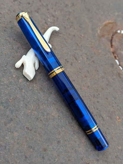 1993 Blue Ocean Pelikan M800 - Broad Oblique p/f nib