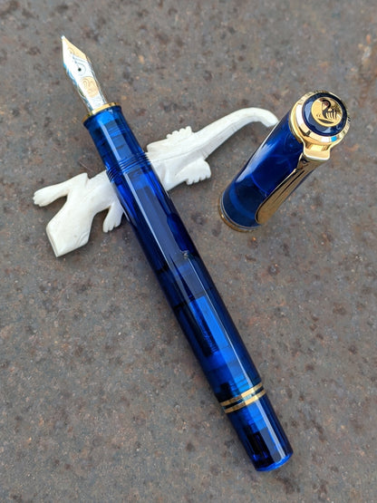1993 Blue Ocean Pelikan M800 - Broad Oblique p/f nib