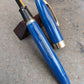 1948 Persian Blue Sheaffer Statesman - Vacuum-Fil - Fine Golden Spade nib