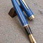 1948 Persian Blue Sheaffer Statesman - Vacuum-Fil - Fine Golden Spade nib