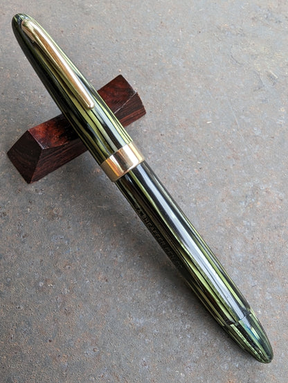 1947 Marine Green Sheaffer Sovereign - fine point