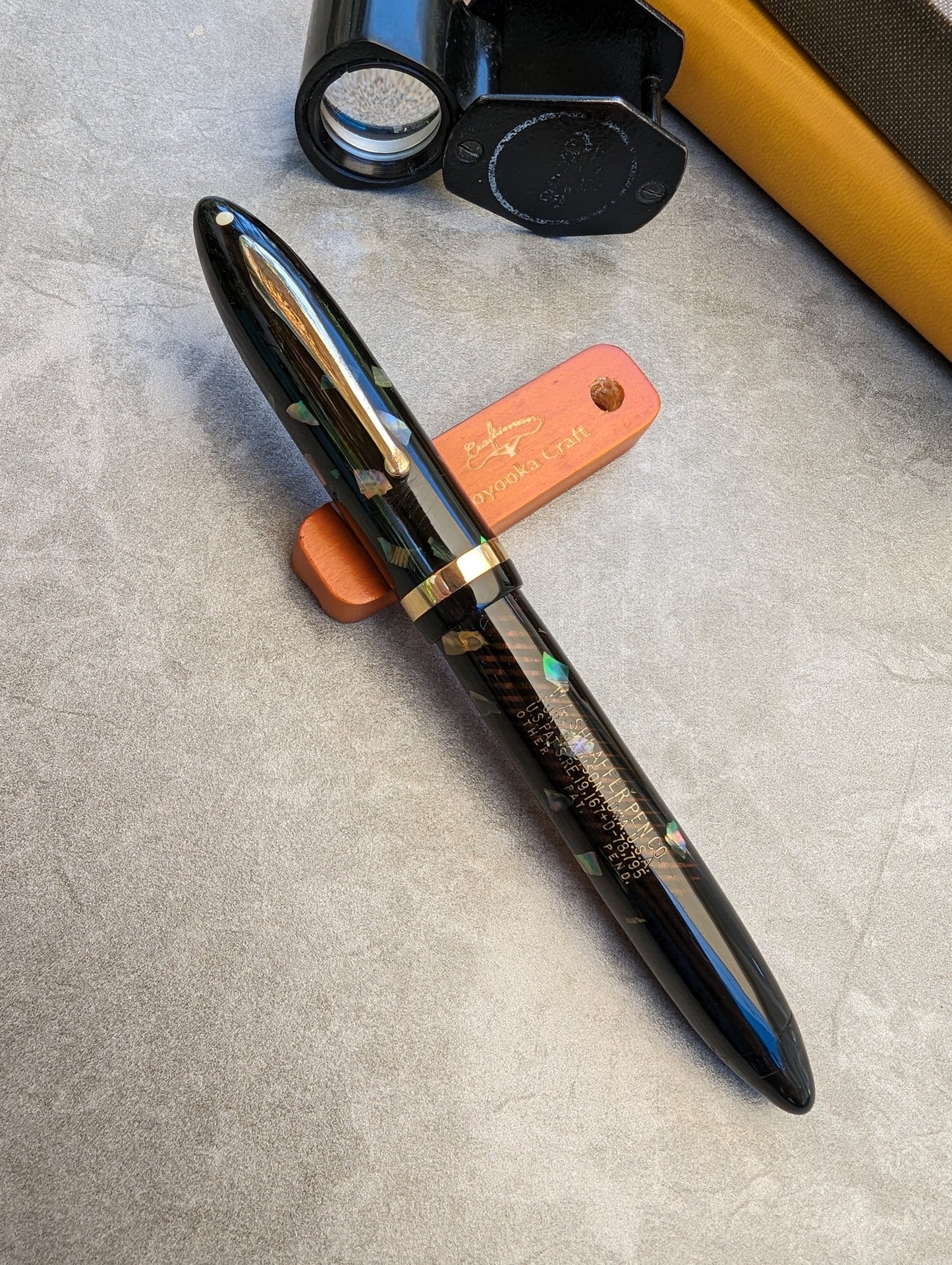 1936 Large (OS) Ebonized Pearl Sheaffer Balance fountain pen