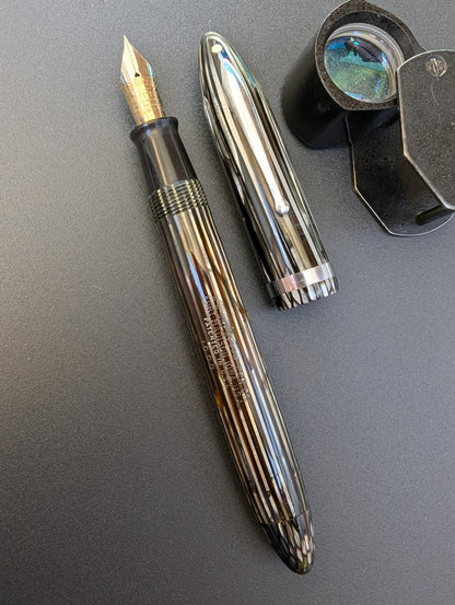 ~1940 Gray Sheaffer Balance Premier (OS) - Vacuum-fil - Fine point