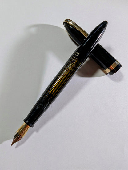 1941 Black Sheaffer Balance Vigilant - Vacuum-Fil - medium-fine point