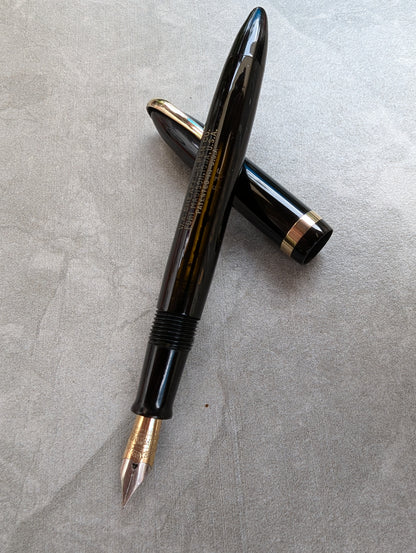 Stylo à bille Sheaffer Black 1941 Vigilant - Vacuum-Fil - pointe moyenne-fine