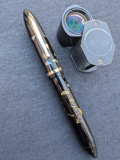 Ebonized Pearl Sheaffer Balance "Admiral" fountain pen