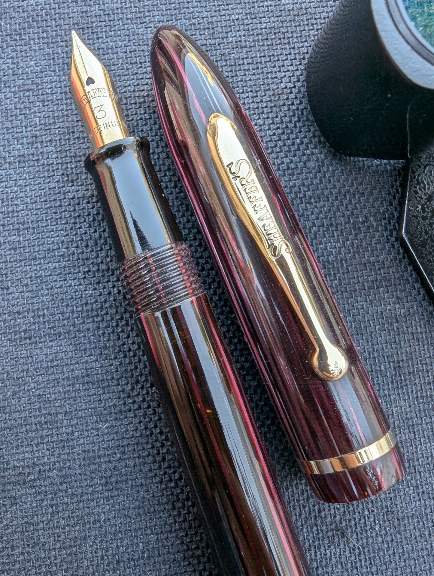 1938 Rose Glow Sheaffer Balance Craftsman fountain pen