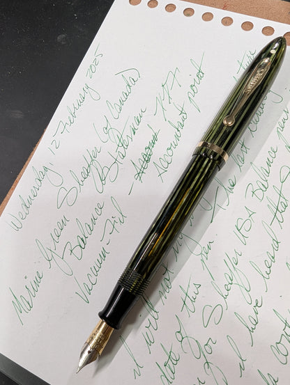 Marine Green Sheaffer Canada Balance Statesman - Accountant Point