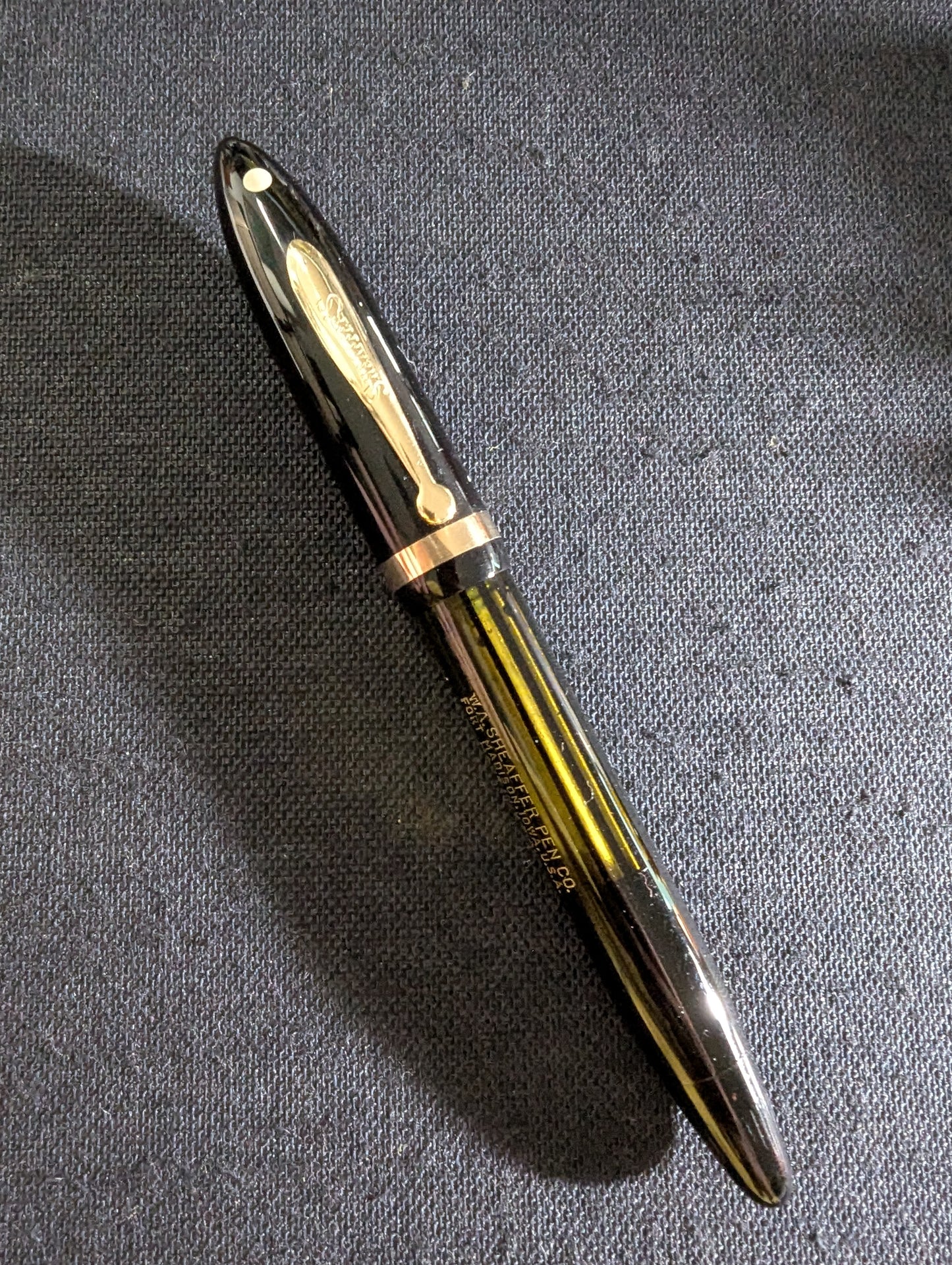 1935 Black Sheaffer Balance Statesman - Medium point