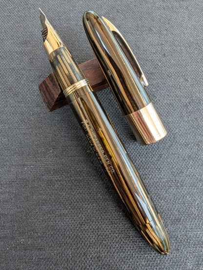 1943-5 Golden Brown Sheaffer Triumph Valiant II - fine nib (Copy)