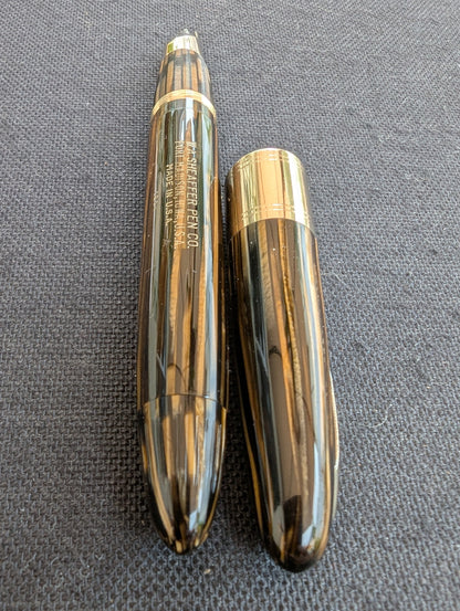 1943-5 Golden Brown Sheaffer Triumph Valiant II - fine nib (Copy)