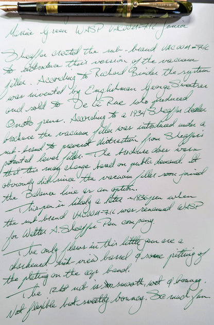 Marine Green WASP VACUUM-FIL Junior