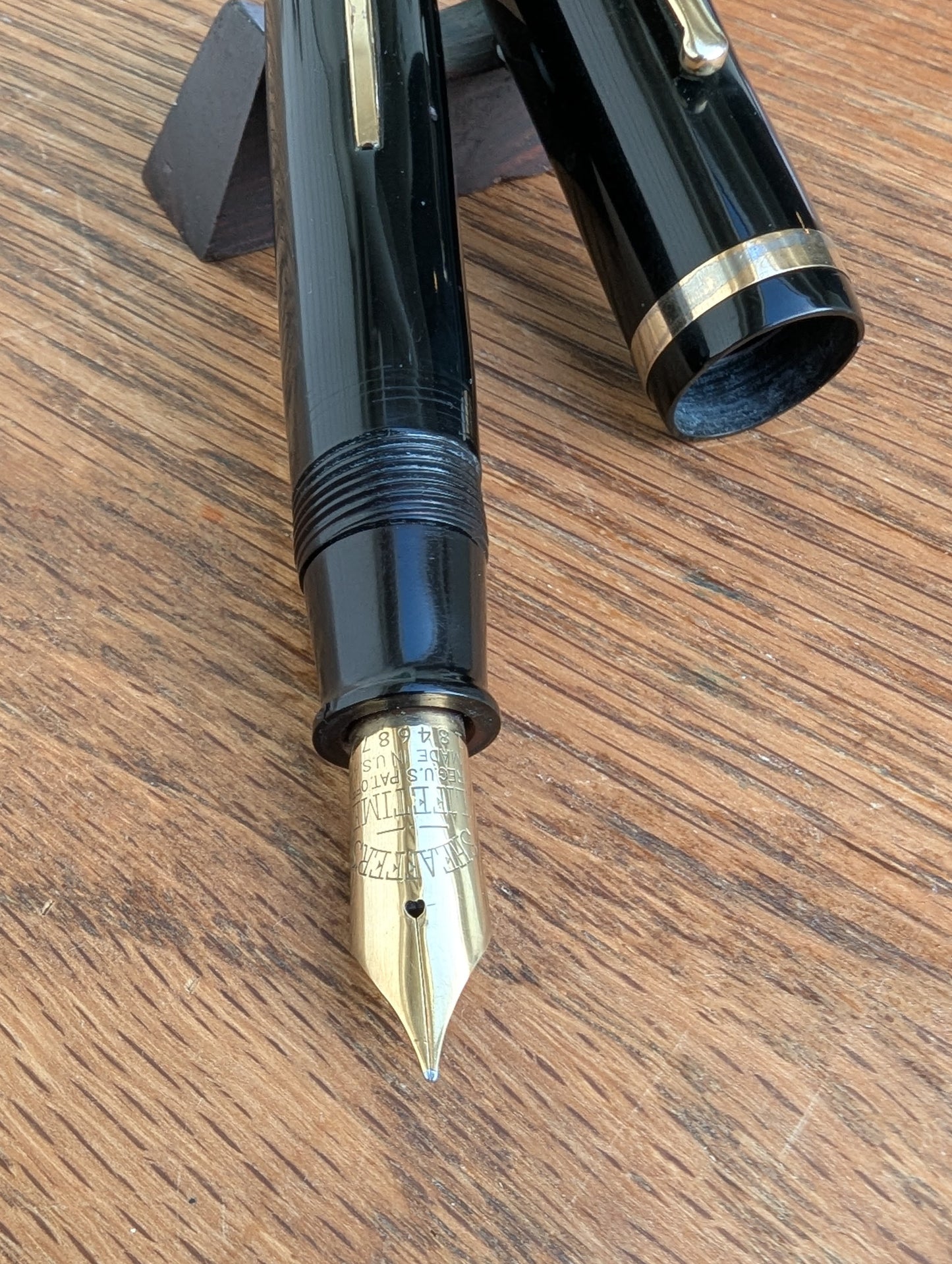 1936 Black Sheaffer Balance "Premier"  pen - lever filler - Fine point