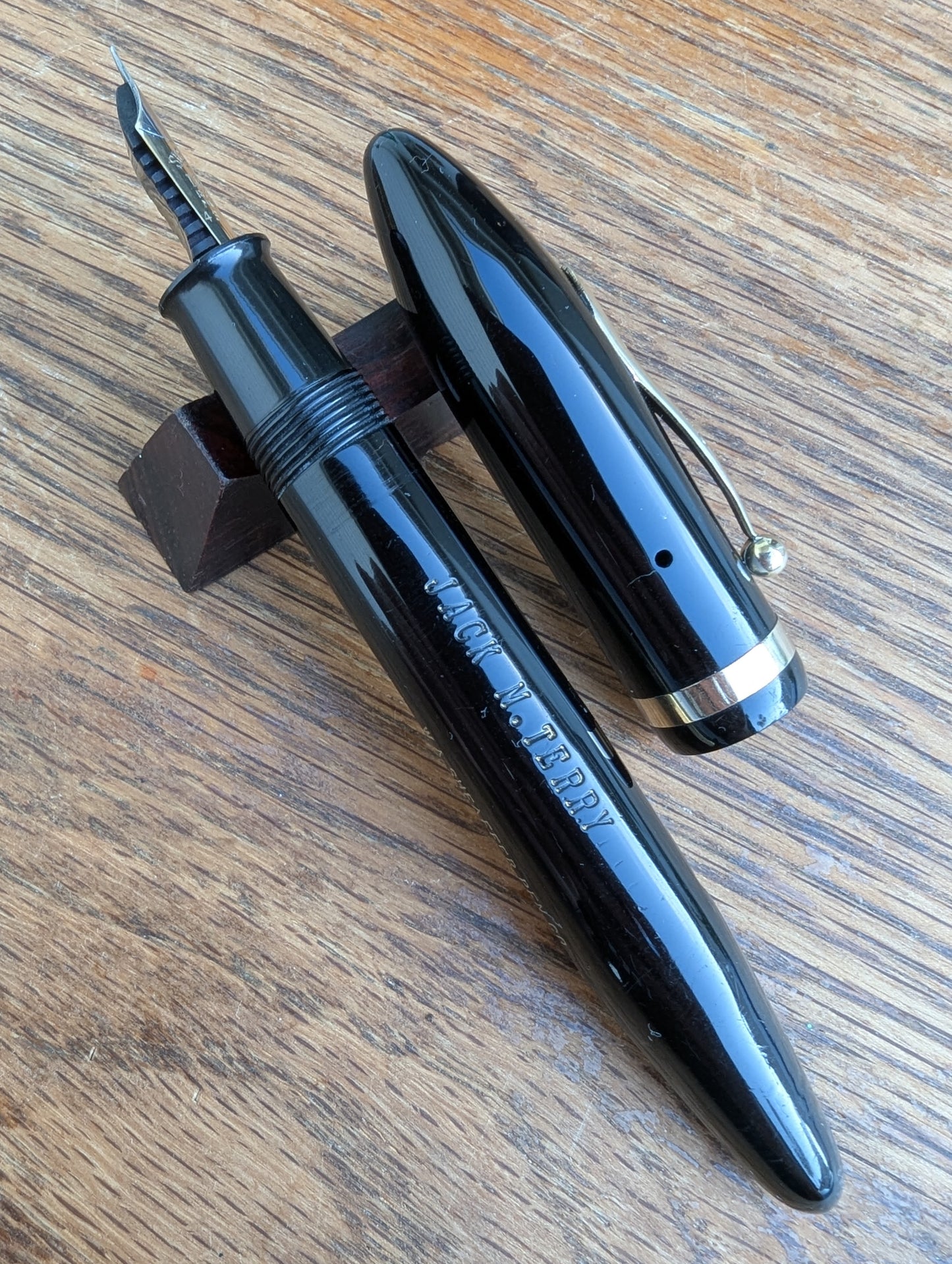 1930-1 Black Sheaffer Balance "Premier"  pen - lever filler - Fine point