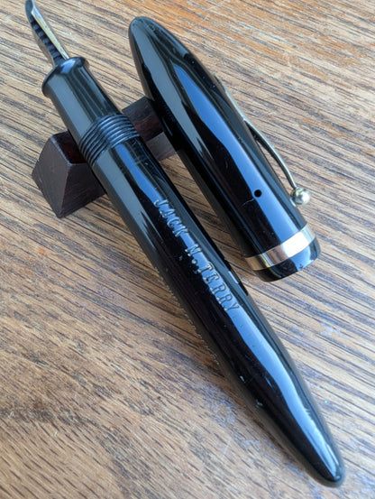 1930-1 Black Sheaffer Balance "Premier"  pen - lever filler - Fine point