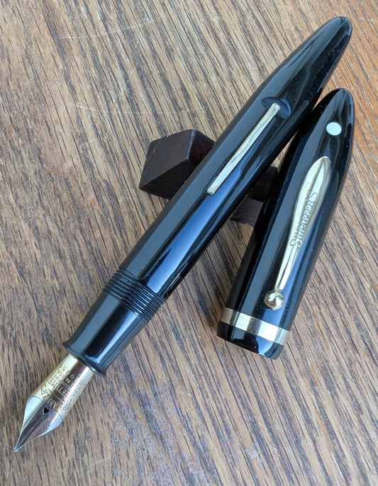 1930-1 Black Sheaffer Balance "Premier"  pen - lever filler - Fine point