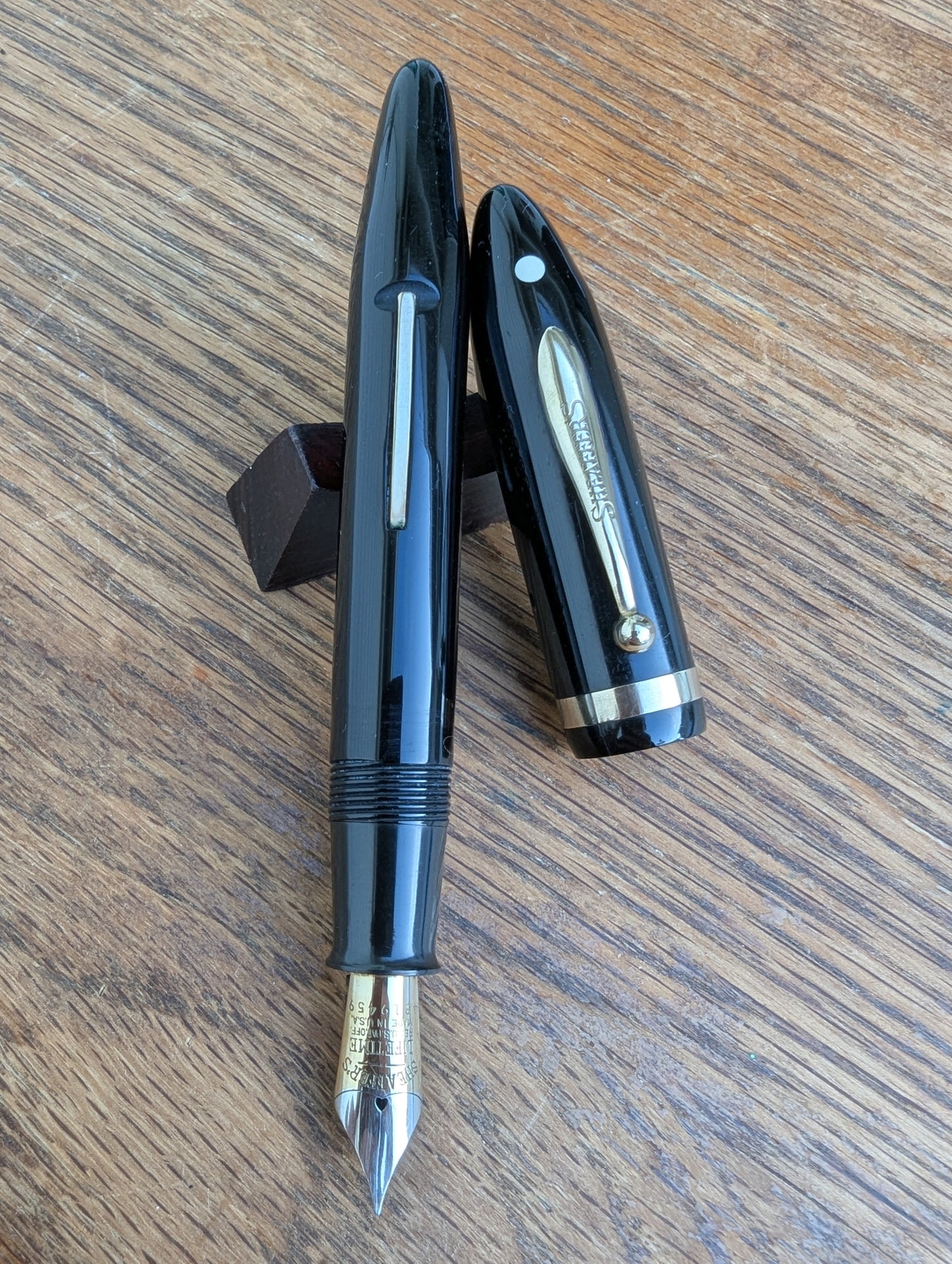 1930-1 Black Sheaffer Balance "Premier"  pen - lever filler - Fine point