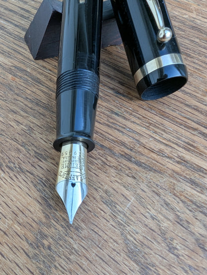 1930-1 Black Sheaffer Balance "Premier"  pen - lever filler - Fine point
