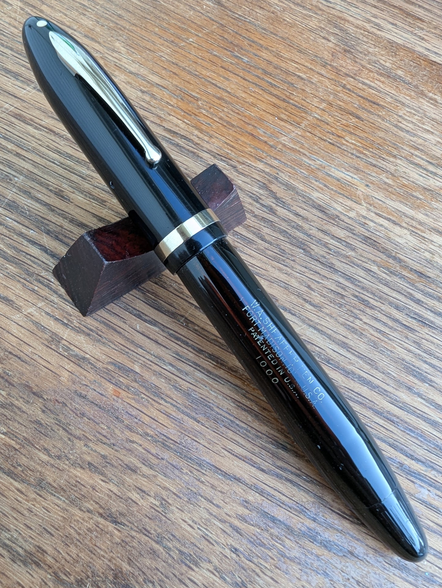 (Black Sheaffer Balance Premier (OS) pen - Vacuum-fil - medium-fine point