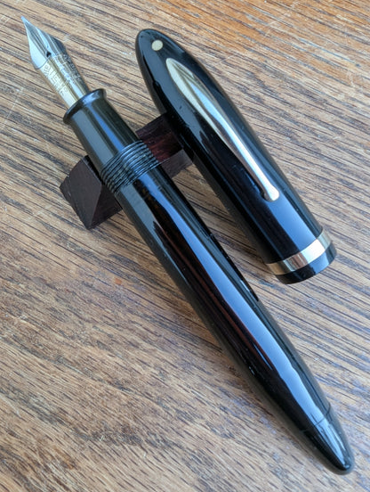 (Black Sheaffer Balance Premier (OS) pen - Vacuum-fil - medium-fine point