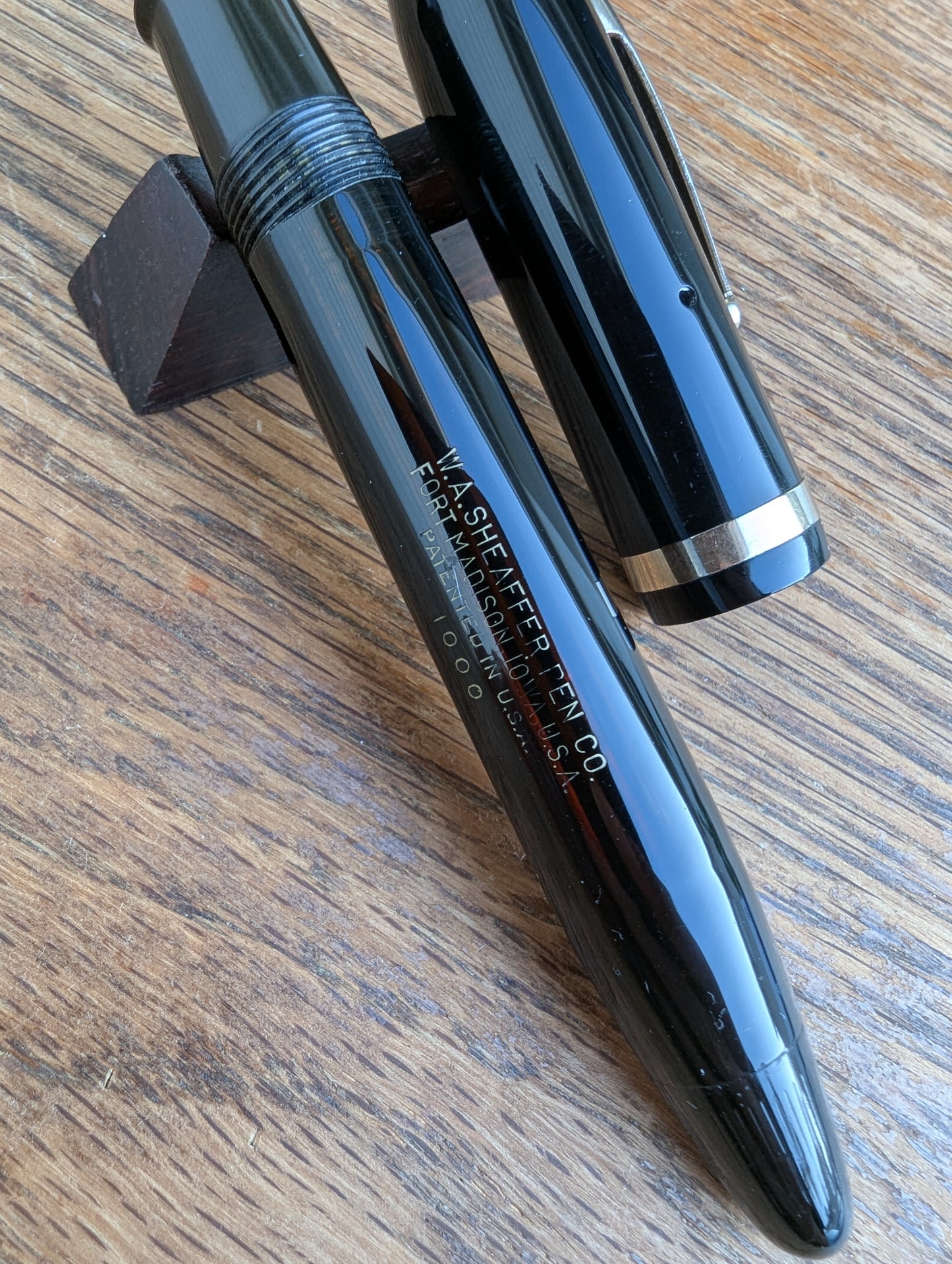 (Black Sheaffer Balance Premier (OS) pen - Vacuum-fil - medium-fine point