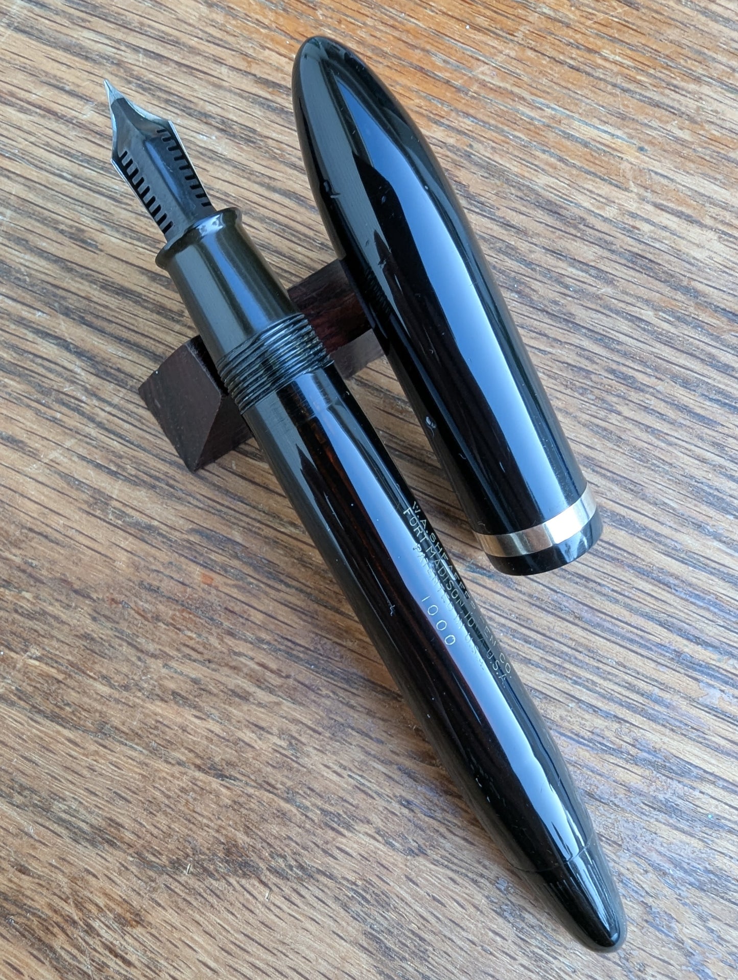 (Black Sheaffer Balance Premier (OS) pen - Vacuum-fil - medium-fine point