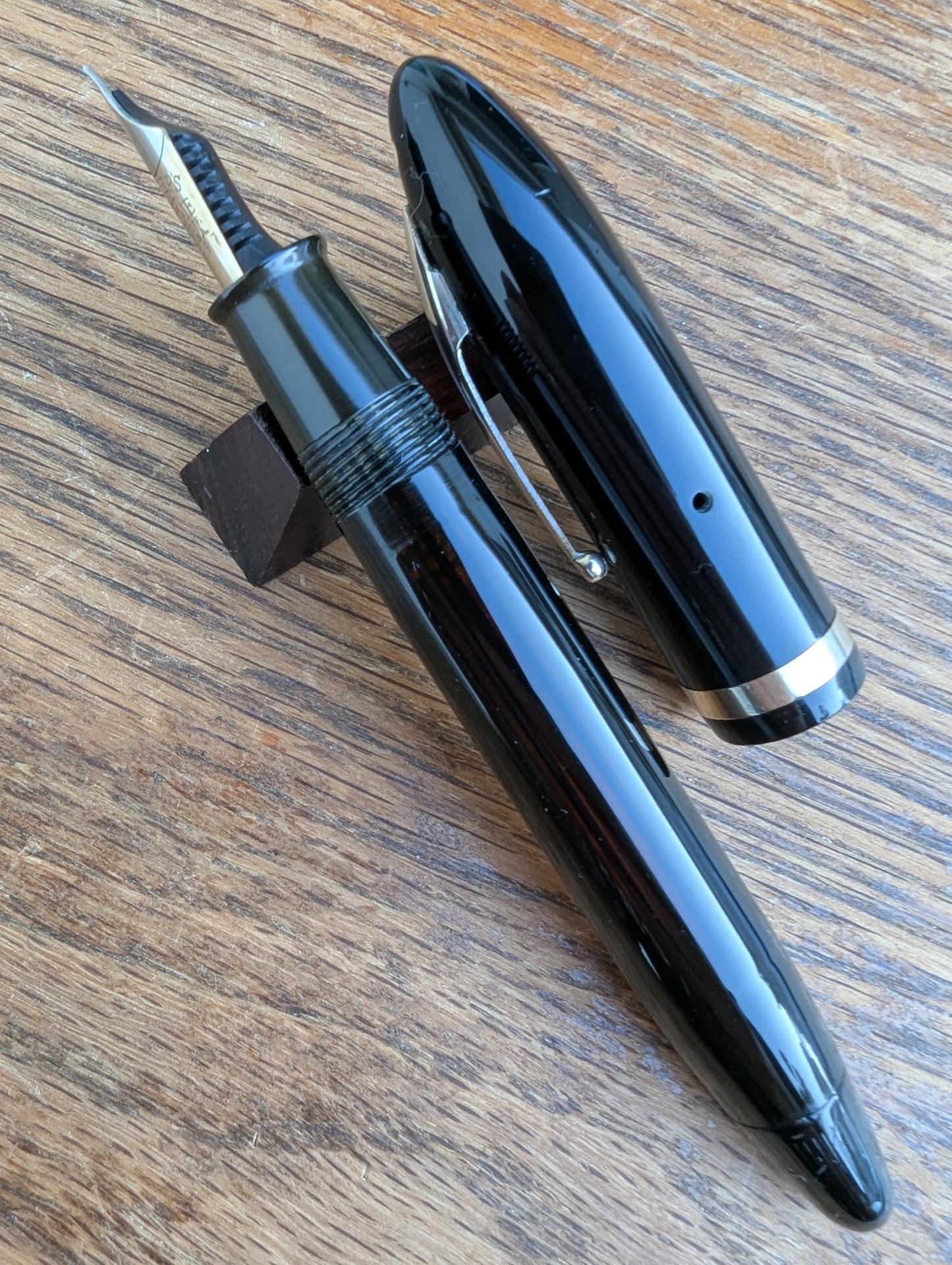 (Black Sheaffer Balance Premier (OS) pen - Vacuum-fil - medium-fine point