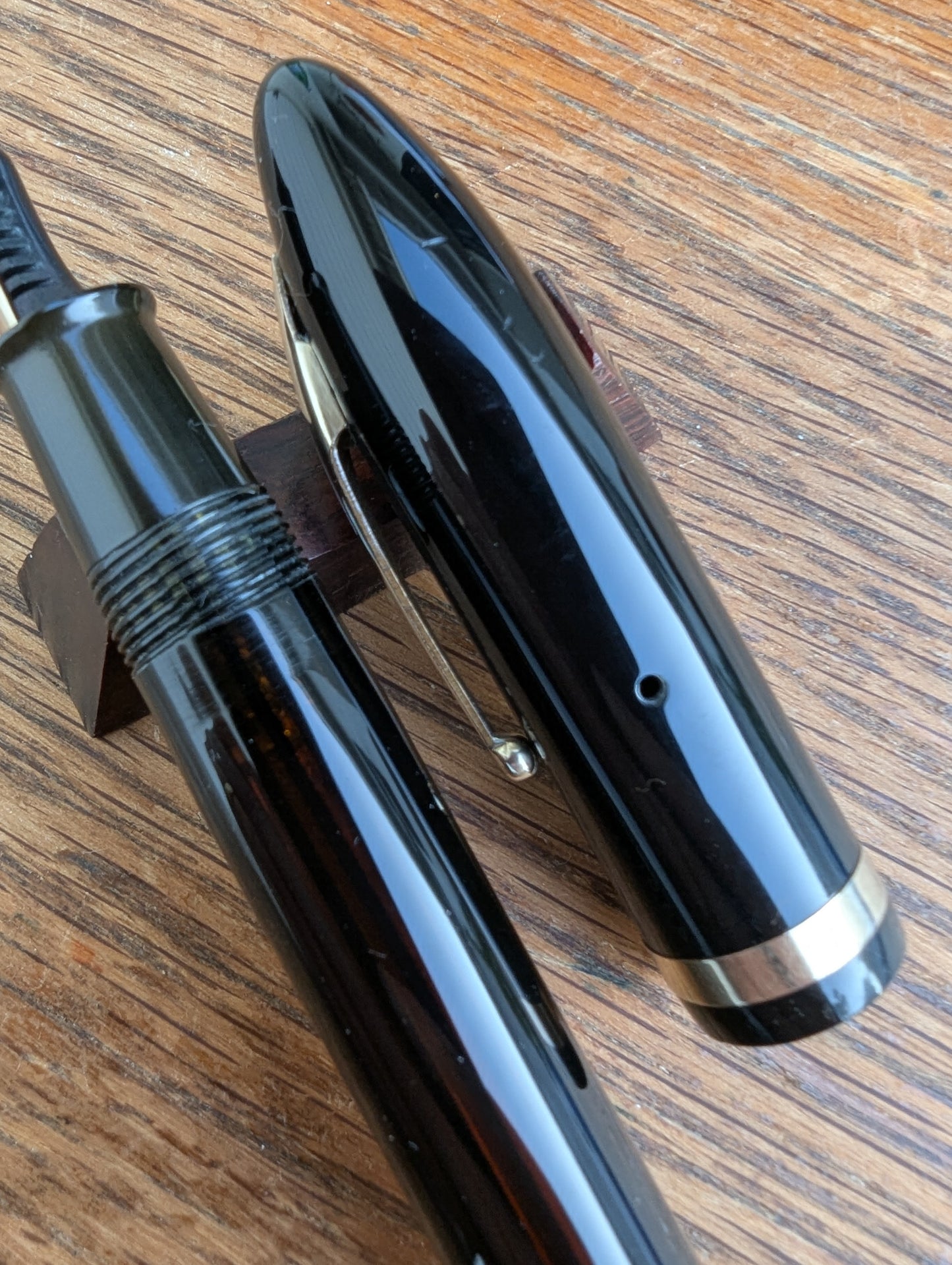 (Black Sheaffer Balance Premier (OS) pen - Vacuum-fil - medium-fine point