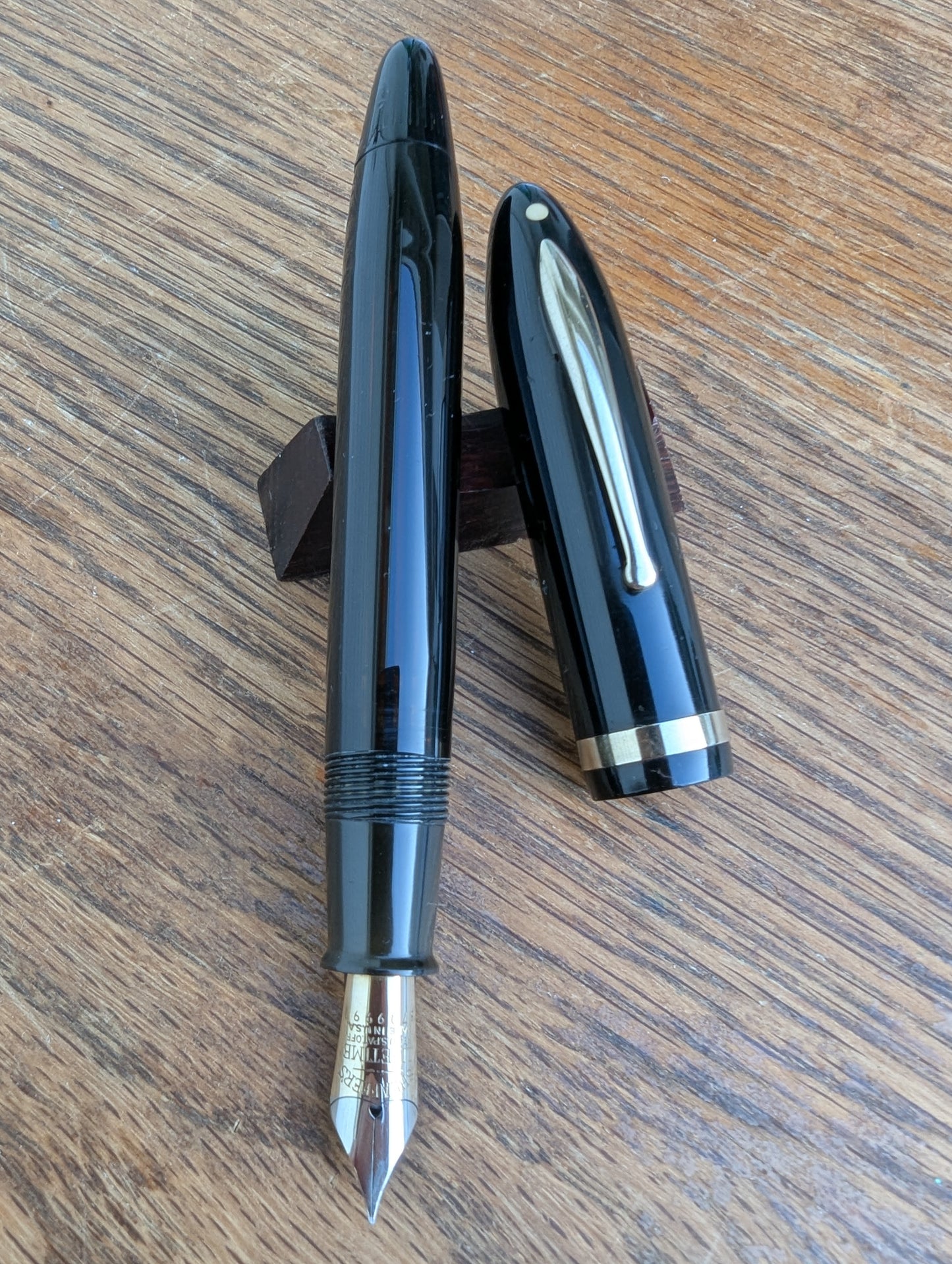 (Black Sheaffer Balance Premier (OS) pen - Vacuum-fil - medium-fine point