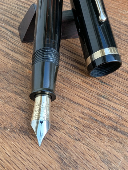 (Black Sheaffer Balance Premier (OS) pen - Vacuum-fil - medium-fine point