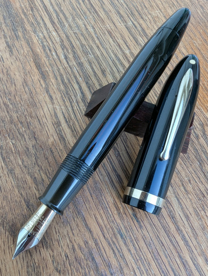 (Black Sheaffer Balance Premier (OS) pen - Vacuum-fil - medium-fine point