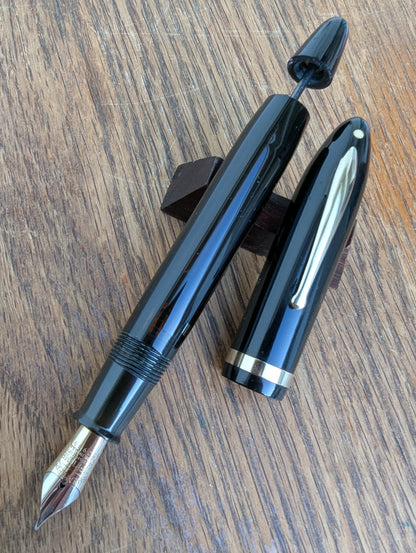 (Black Sheaffer Balance Premier (OS) pen - Vacuum-fil - medium-fine point