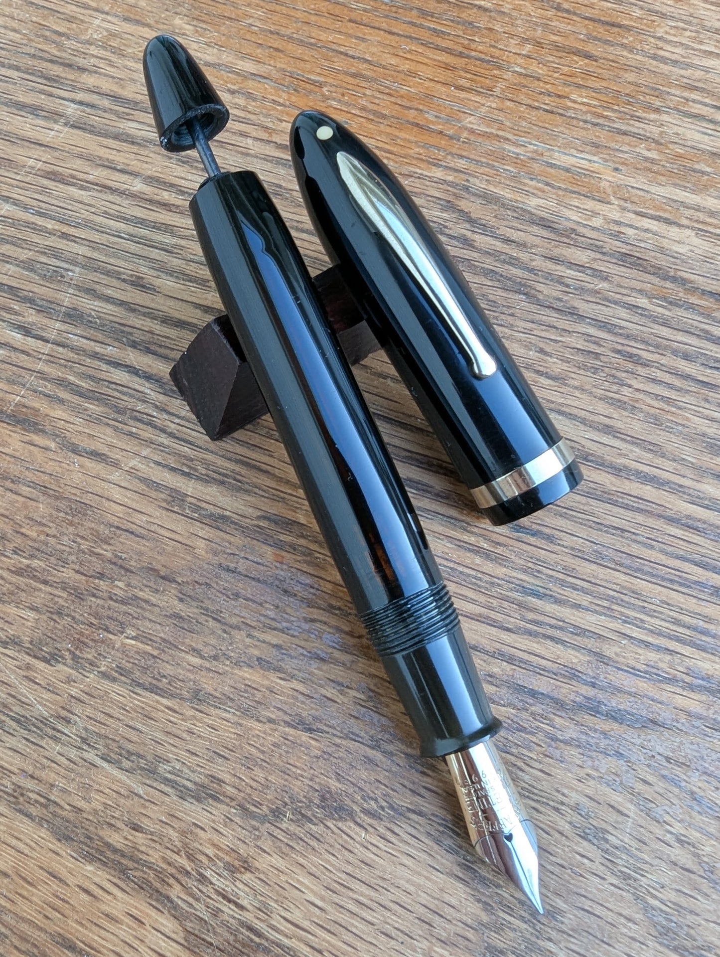 (Black Sheaffer Balance Premier (OS) pen - Vacuum-fil - medium-fine point