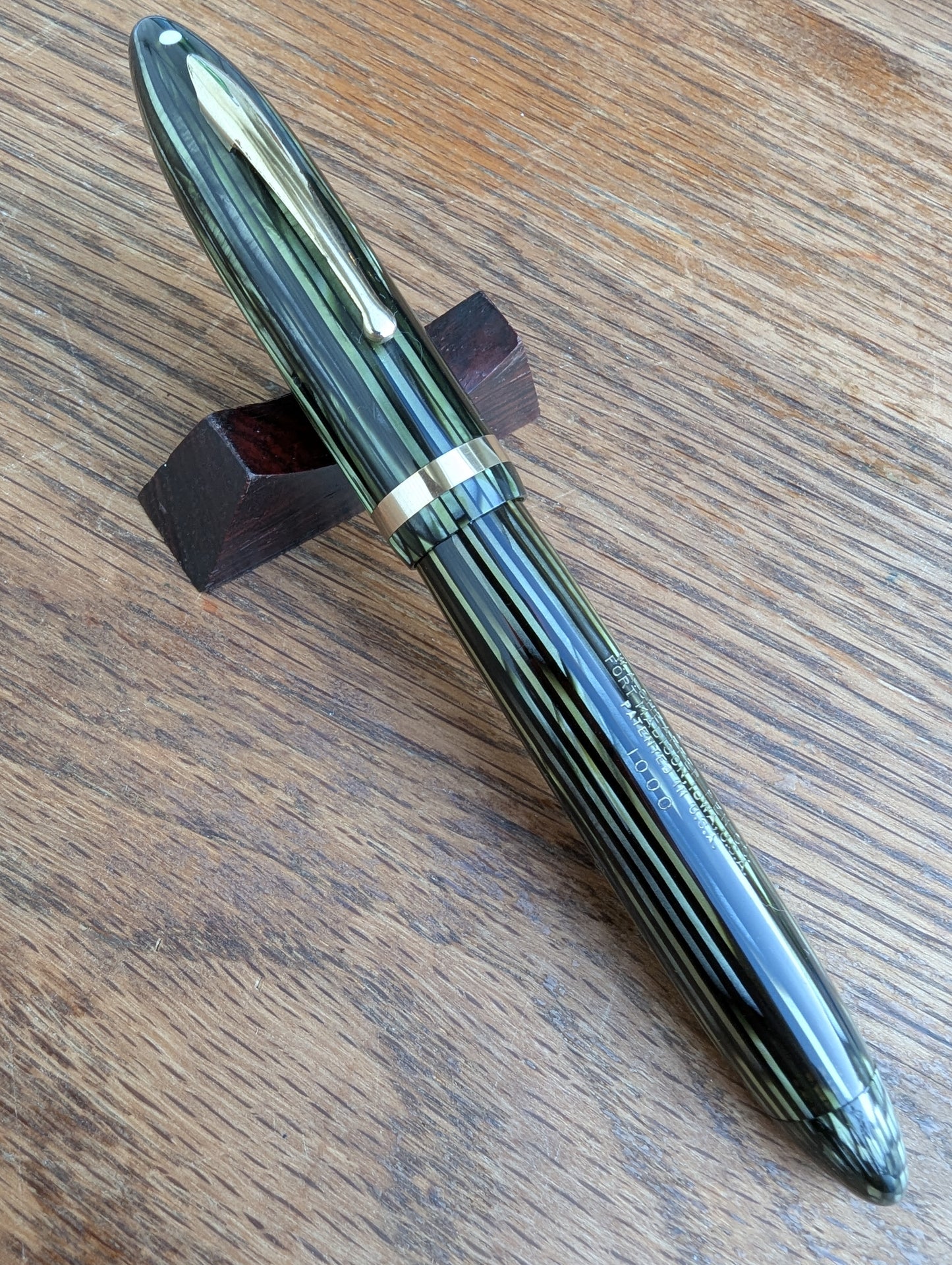 Marine Green Sheaffer Balance Premier (OS) pen - Vacuum-fil - medium point