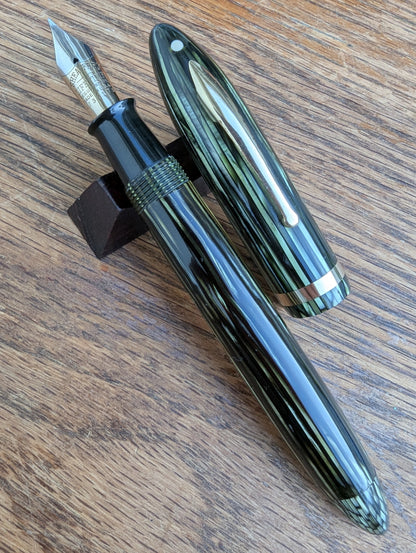 Marine Green Sheaffer Balance Premier (OS) pen - Vacuum-fil - medium point