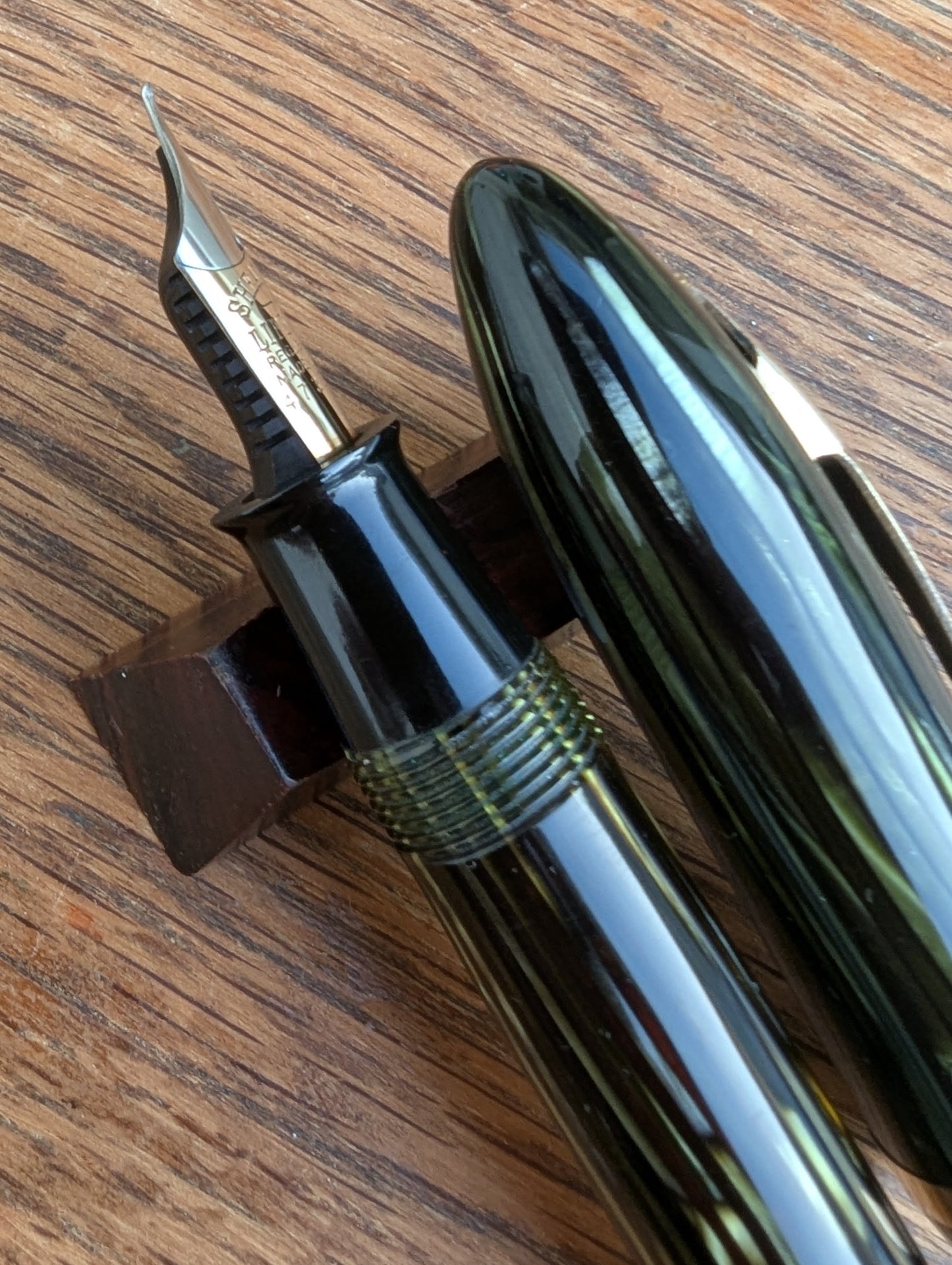 Marine Green Sheaffer Balance Premier (OS) pen - Vacuum-fil - medium point