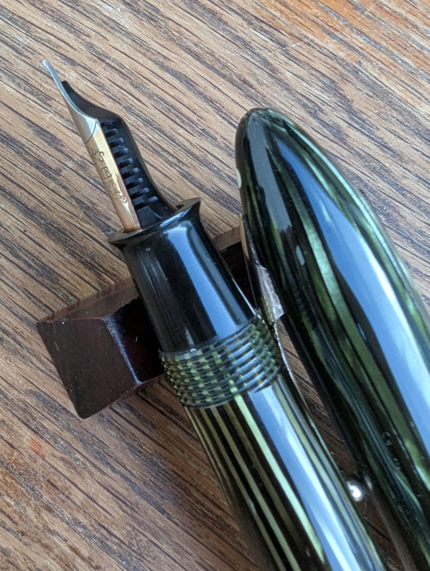 Marine Green Sheaffer Balance Premier (OS) pen - Vacuum-fil - medium point