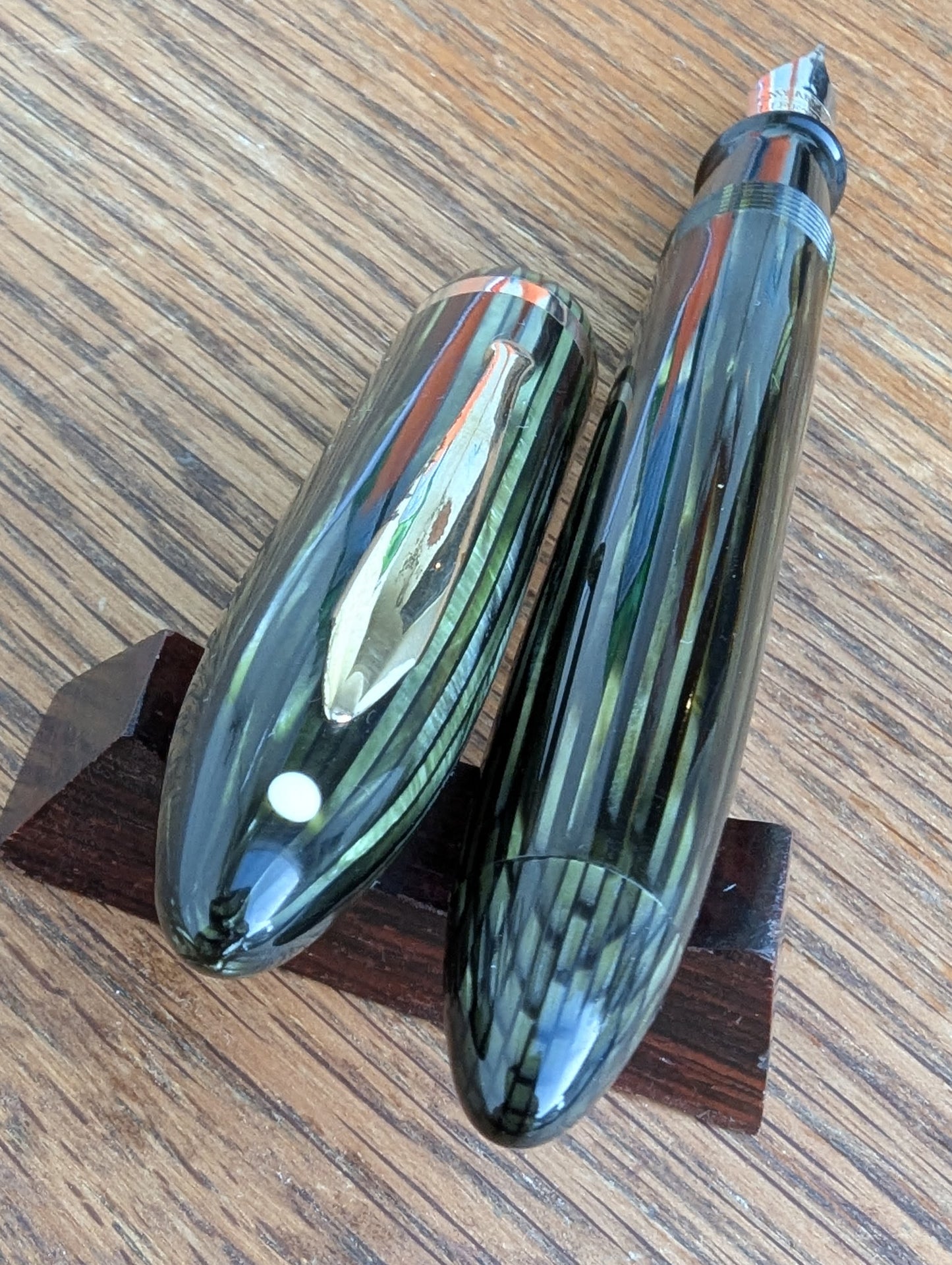 Marine Green Sheaffer Balance Premier (OS) pen - Vacuum-fil - medium point