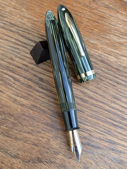 Marine Green Sheaffer Balance Premier (OS) pen - Vacuum-fil - medium point