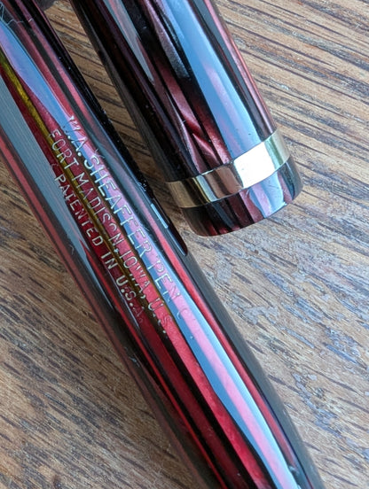1941 Carmine Sheaffer Balance Statesman - fine point