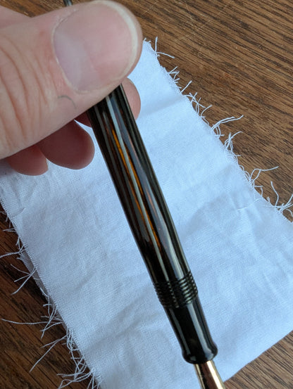 Gray Pearl Sheaffer Craftsman Deluxe fountain pen